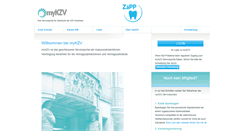Desktop Screenshot of mykzv.de